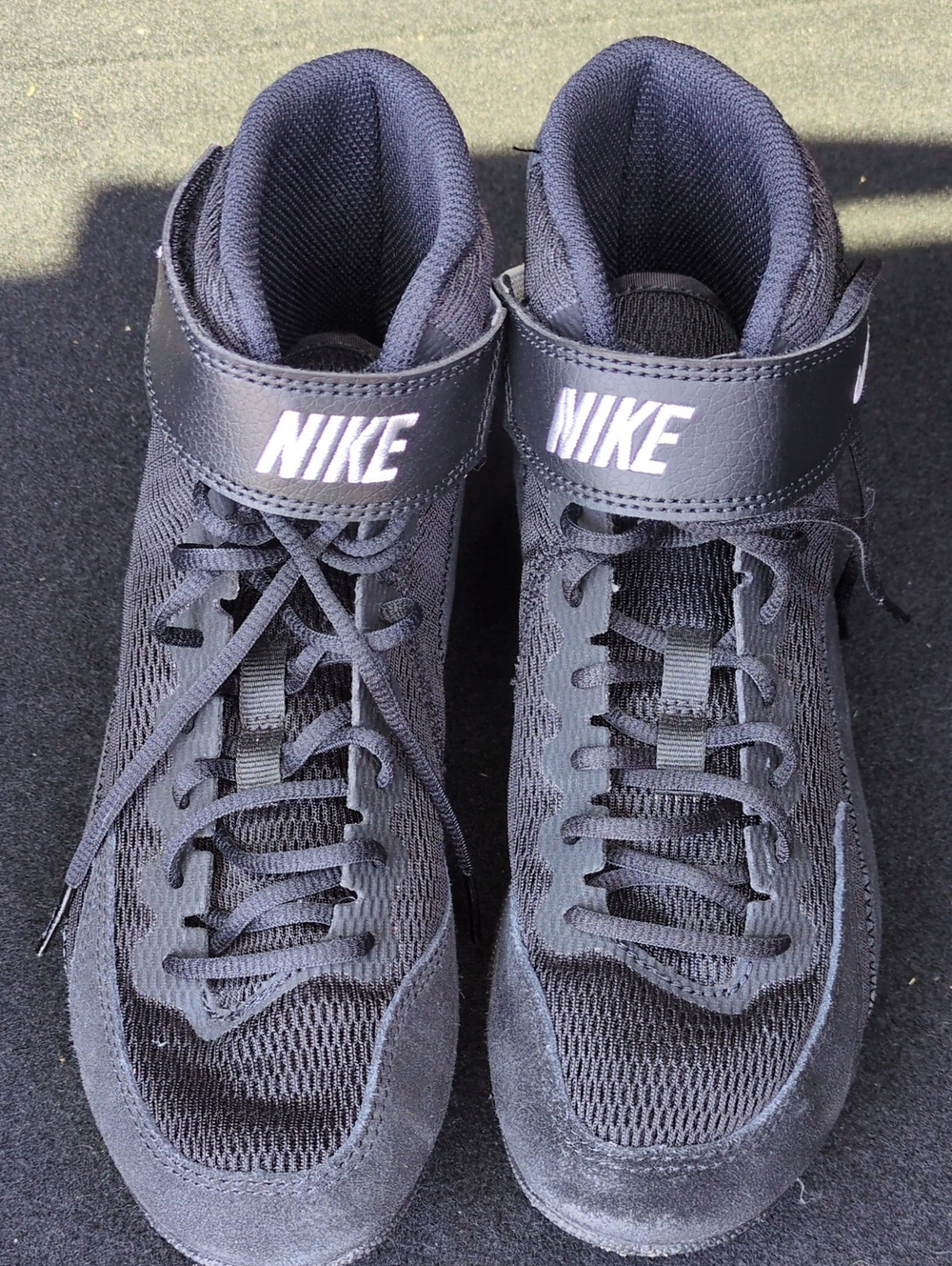 Nike Speed Sweep Vlll Black Wrestling Athletic Shoes Sz 5Y